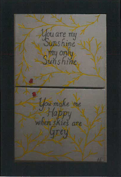 You are my Sunshine - Media Acrylic